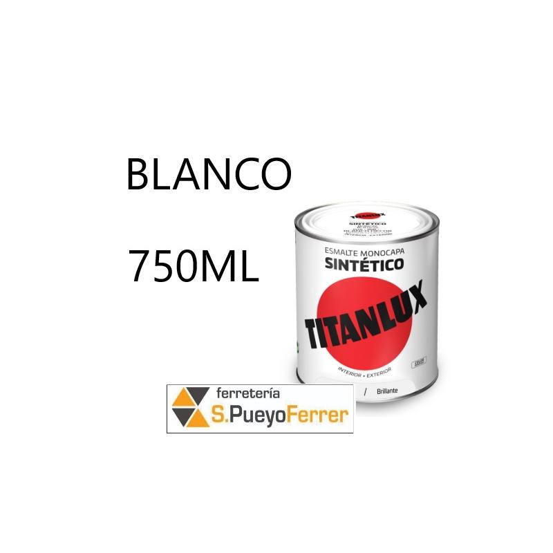 ESMALTE BRILLANTE BLANCO 750ML