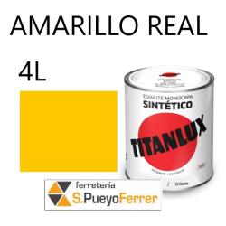 ESMALTE BRILLANTE AMARILLO REAL 4L