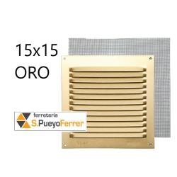 REJILLA S/B 0,8 C/MOS ORO 15X15