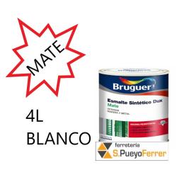 ESMALTE SINTETICO MATE BLANCO 4L