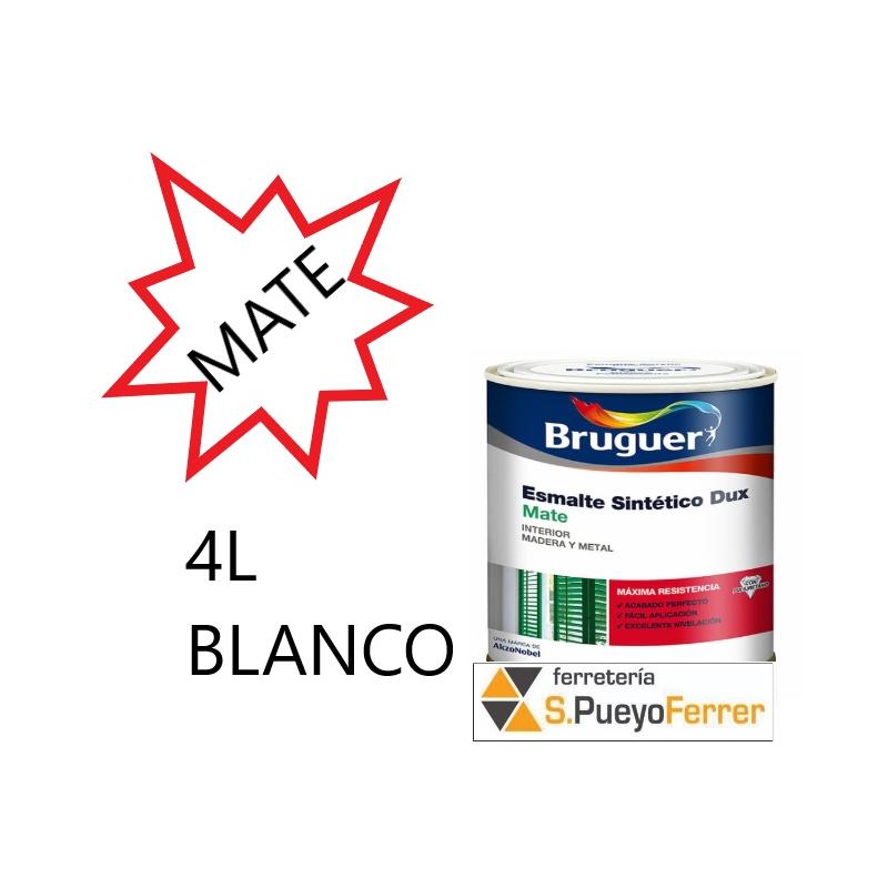 ESMALTE SINTETICO MATE BLANCO 4L