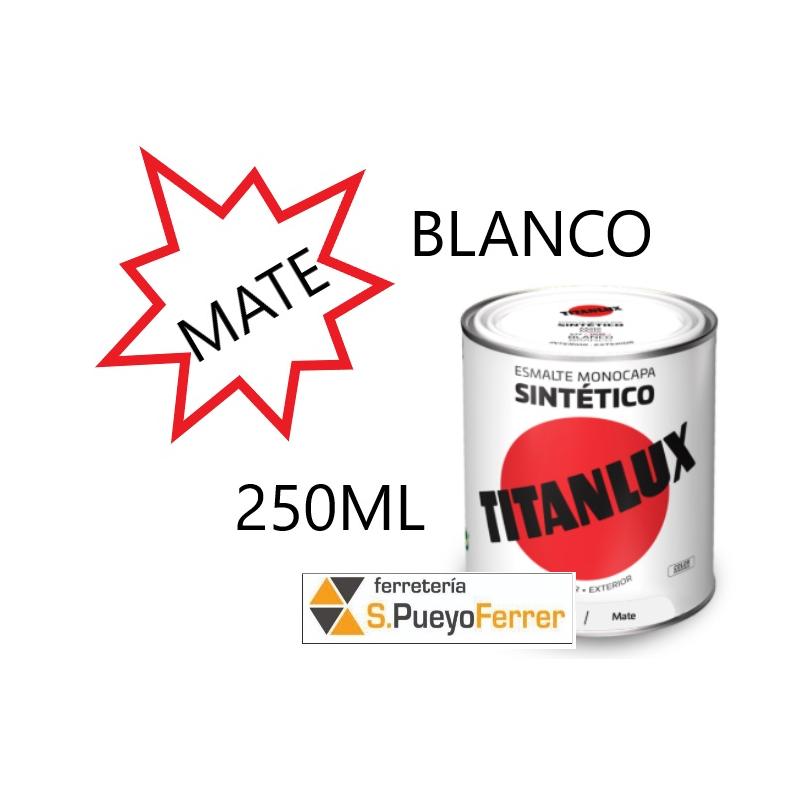 ESMALTE MATE BLANCO 250ML
