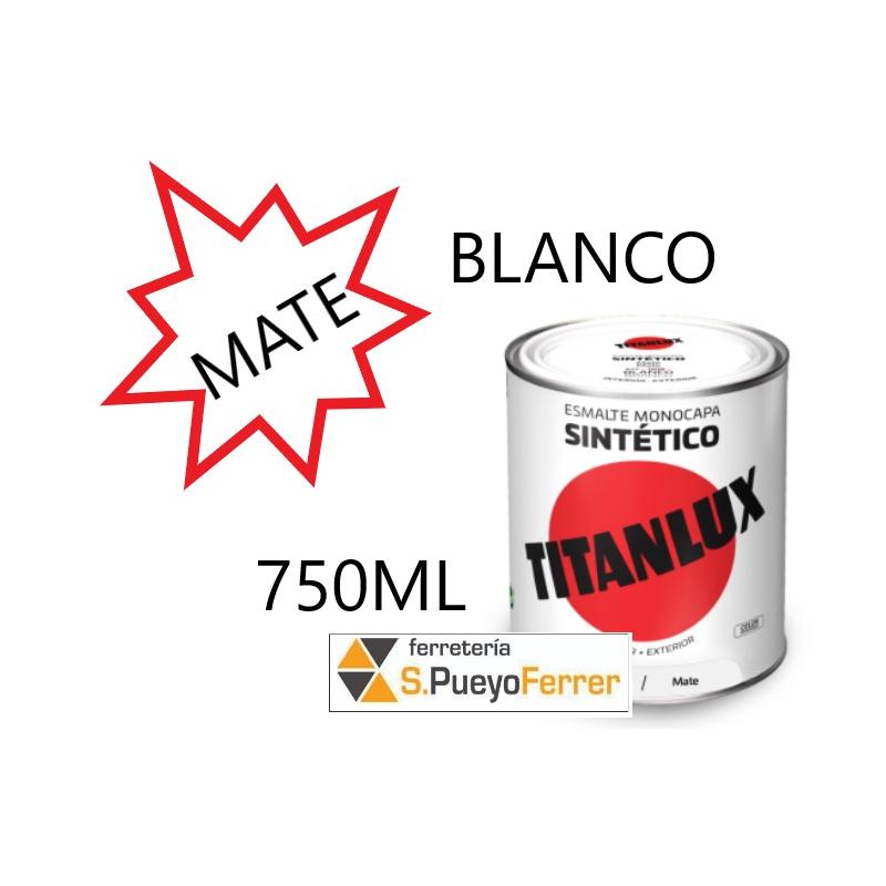 ESMALTE MATE BLANCO 750ML