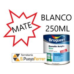 ESMALTE ACRILICO MATE BLANCO 250ML