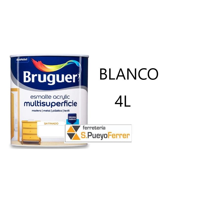 ESMALTE ACRILICO SATINADO BLANCO 4L