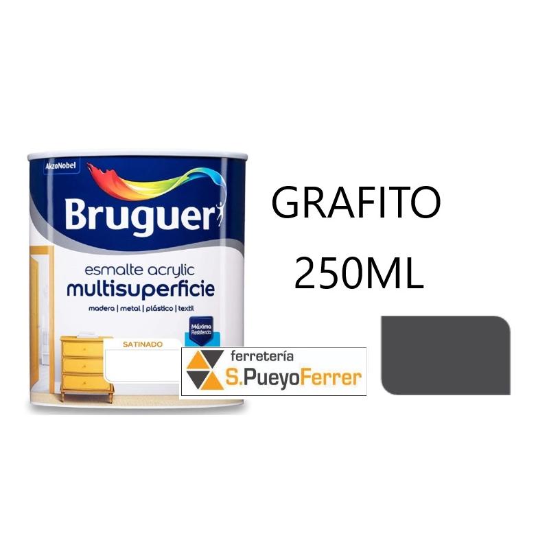 ESMALTE ACRILICO SATINADO GRAFITO 250ML