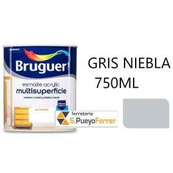 ESMALTE ACRILICO SATINADO GRIS NIEBLA 750ML