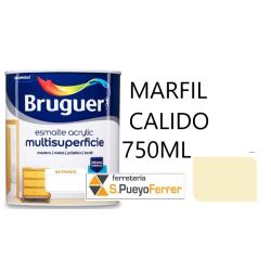 ESMALTE ACRILICO SATINADO MARFIL CALIDO 750ML
