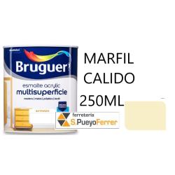 ESMALTE ACRILICO SATINADO MARFIL CALIDO 250ML