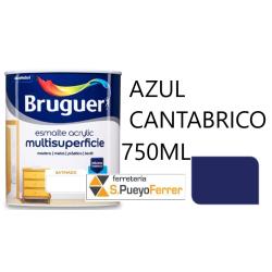 ESMALTE ACRILICO SATINAD AZUL CANTABRICO  750ML