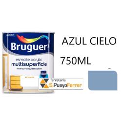 ESMALTE ACRILICO SATINADO AZUL CIELO 750ML