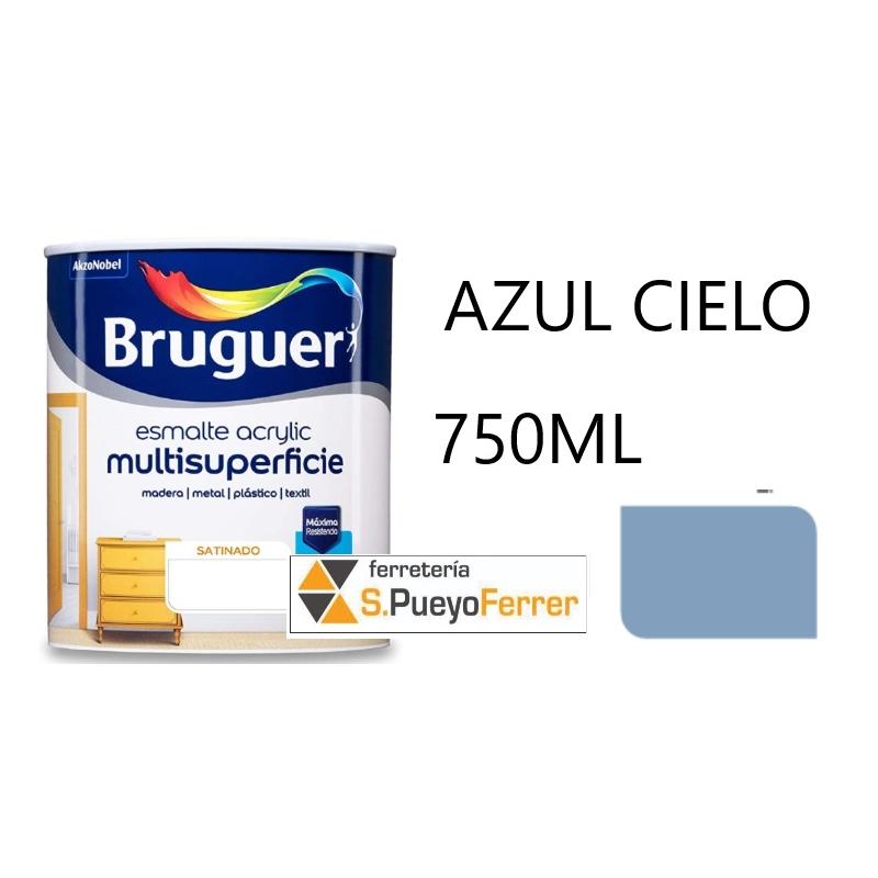 ESMALTE ACRILICO SATINADO AZUL CIELO 750ML