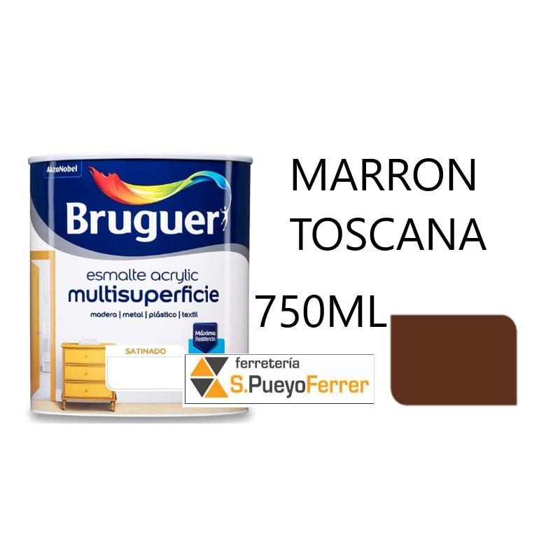 ESMALTE ACRILICO SATINADO MARRON TOSCANA 750ML ESMALTE ACRILICO SATINADO MARRON TOSCANA 750ML