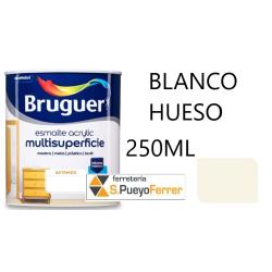 ESMALTE ACRILICO SATINADO BLANCO HUESO 250ML