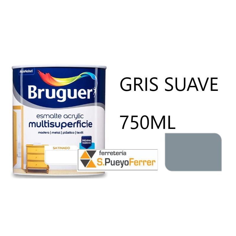ESMALTE ACRILICO SATINADO GRIS SUAVE 750ML ESMALTE ACRILICO SATINADO GRIS SUAVE 750ML