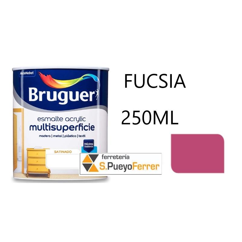 ESMALTE ACRILICO SATINADO FUCSIA 250ML