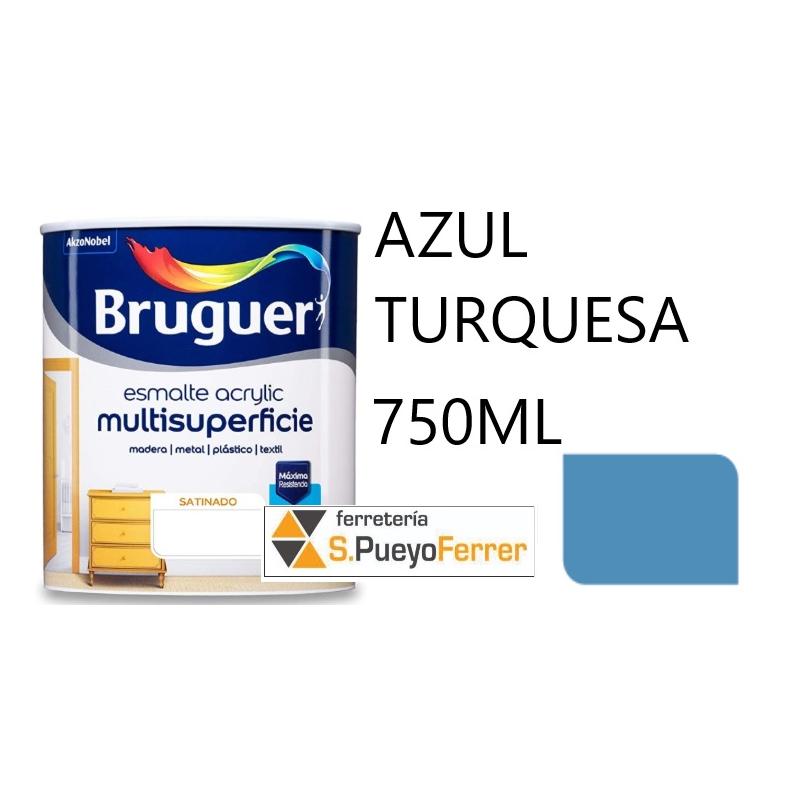 ESMALTE ACRILICO SATINADO AZUL TURQUESA 750ML ESMALTE ACRILICO SATINADO AZUL TURQUESA 750ML
