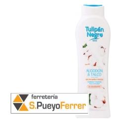 GEL TULIPAN NEGRO ALGODON Y TALCO 650 ML