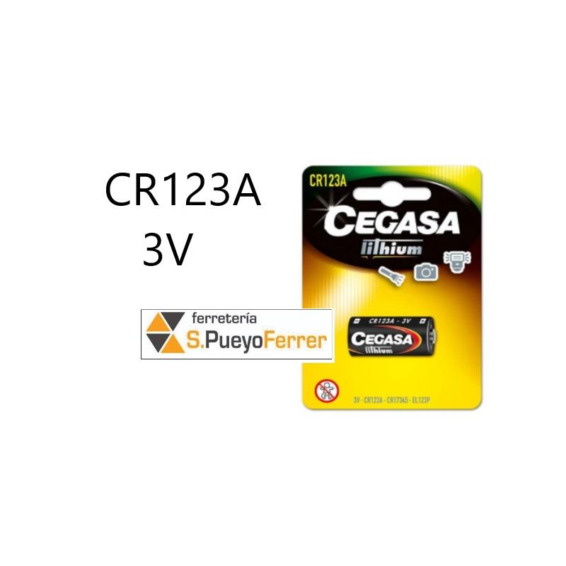 PILA CEGASA LITIO CR123A 3V