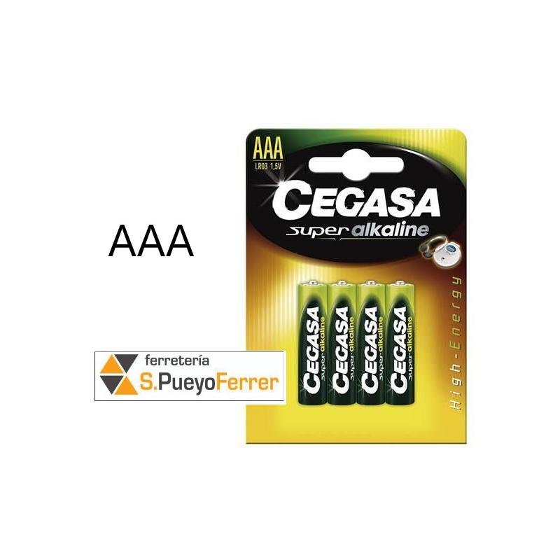 PILA CEGASA ALCALINA LR3 AAA 4UN