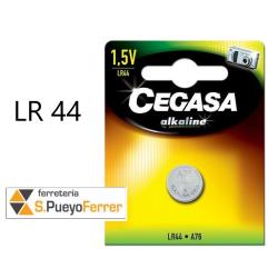 PILA CEGASA ALCALINA LR44 1,5V B1