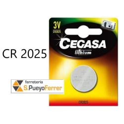 PILA CEGASA LITIO CR2025 3V BT