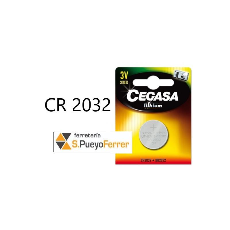 PILA CEGASA LITIO BOTON CR2032 3V