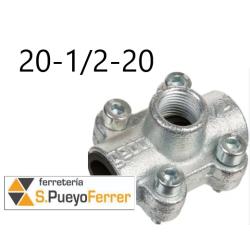 ABRAZADERA GEBO CON TOMA 1/2 20 - 1/2