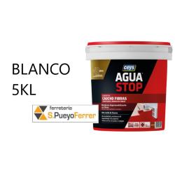 AGUASTOP CAUCHO FIBRAS BLANCO 5K