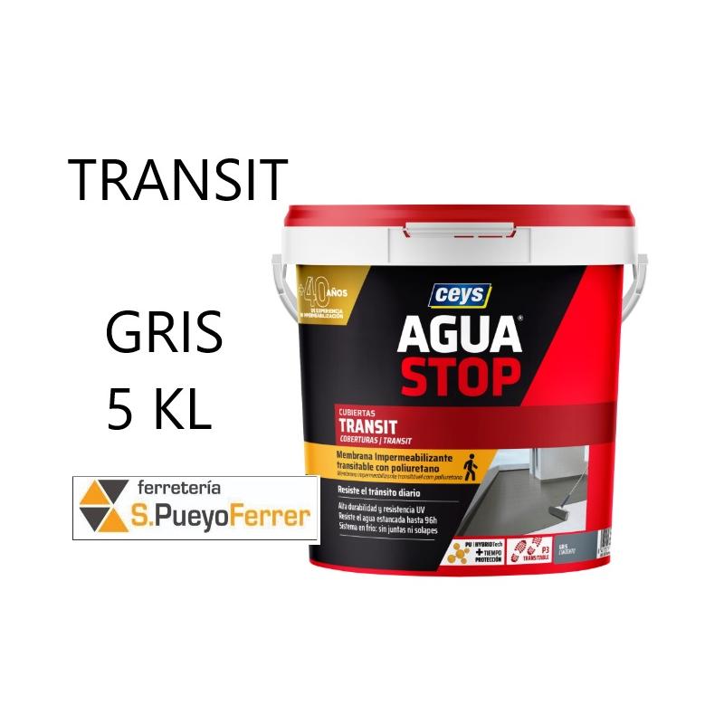 AGUASTOP 5KG GRIS TRANSIT