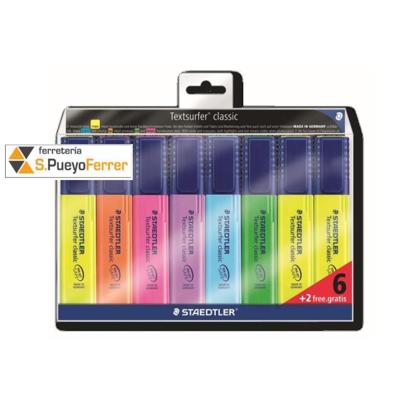 STAEDTLER FLUORESCENTE 8 UNIDADES