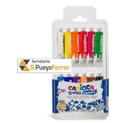 CARIOCA 12 TEMPERAS TUBO METAL 12ML