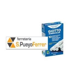 CAJA 10 TIZAS BLANCAS