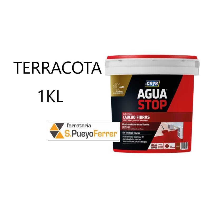 ANTIGOTERAS CAUCHO TERRACOTA 1KG