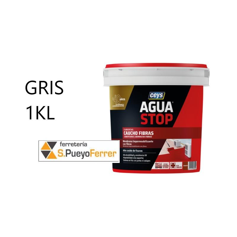 ANTIGOTERAS CAUCHO GRIS 1KG