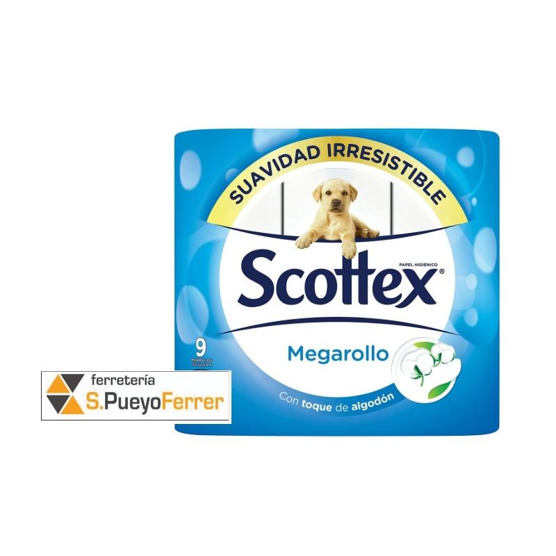 PAPEL HIGIENICO SCOTTEX MEGA 9 ROLLOS