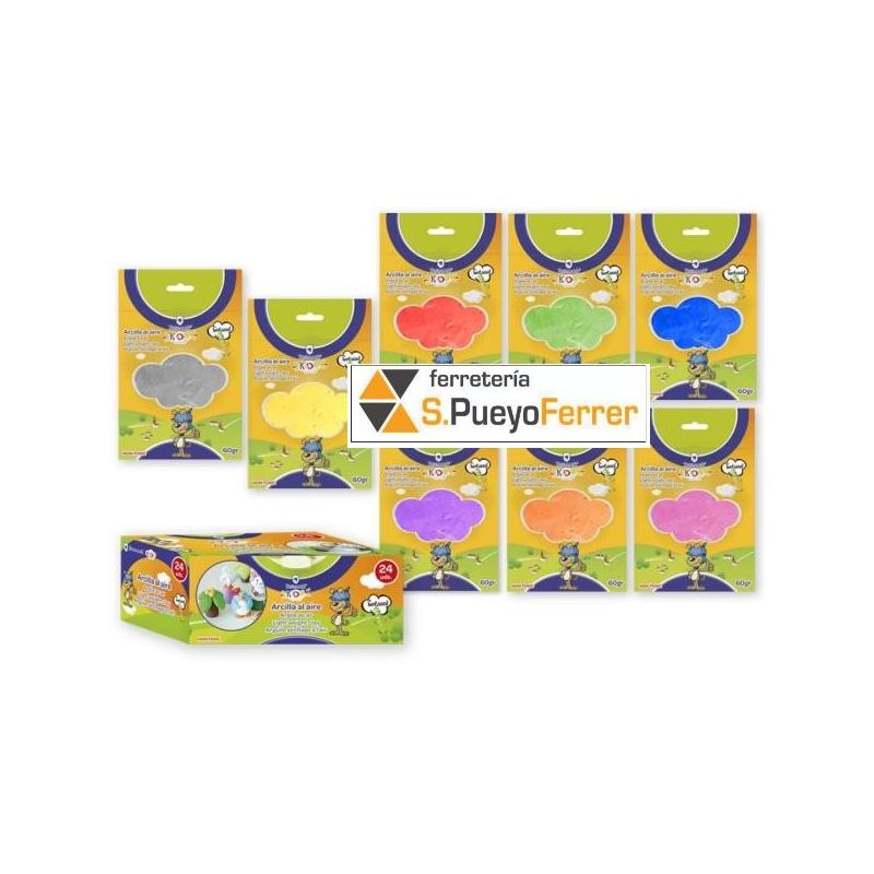 ARCILLA AL AIRE COLORES 60G
