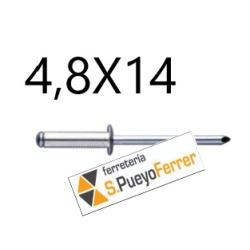 REMACHE ALUM CAB ALOMADA 4,8X14 50U