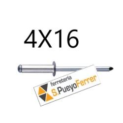 REMACHE ALUM CAB ALOMADA 4X16 50U