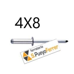 REMACHE ALUM CAB ALOMADA 4X8 50U