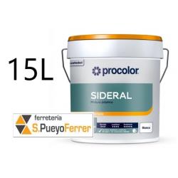 PINTURA PLASTICA SATINADA SIDERAL 15L