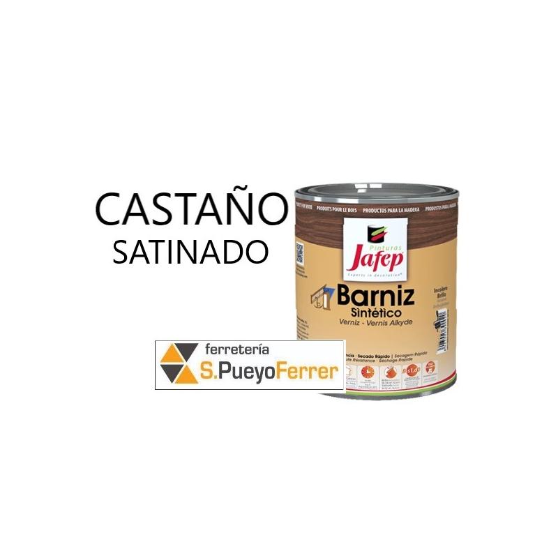 BARNIZ SINTETICO SATINADO CASTAÑO 0,750L