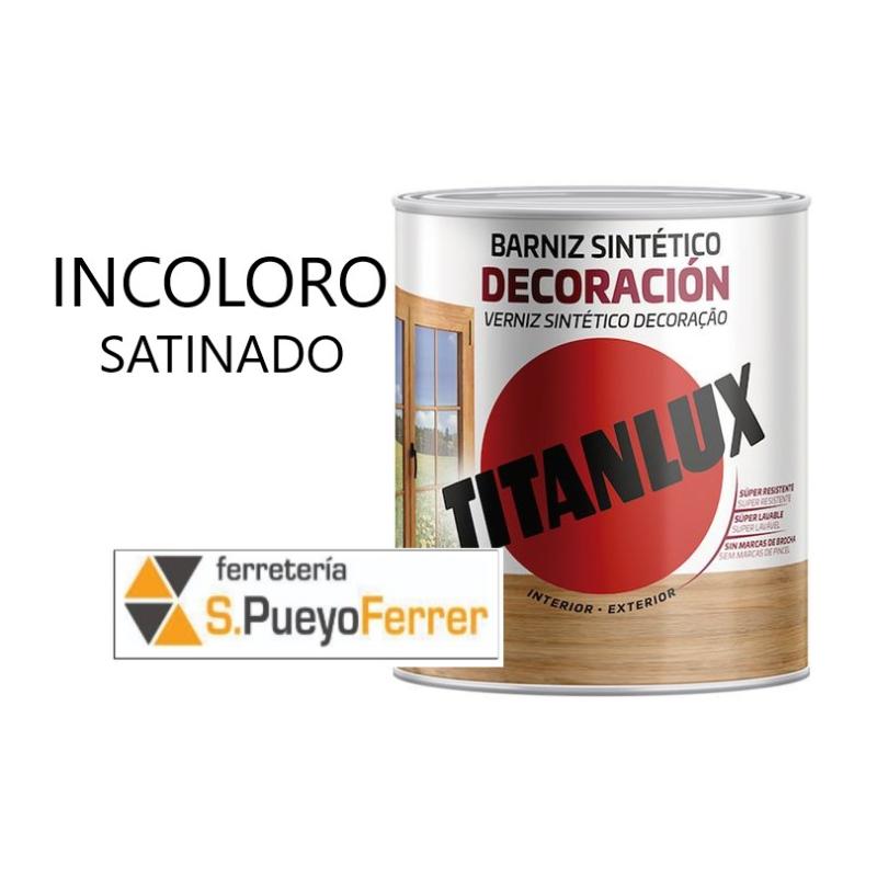 BARNIZ SATINADO INCOLORO 0,750L