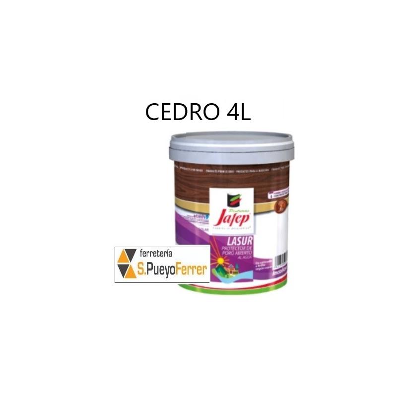 LASUR AQUA SATINADO CEDRO (CASTAÑO) 4L