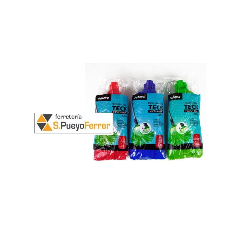 RECAMBIO MOCHO FREGONA MICROFIBRA 200GR