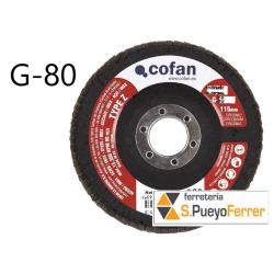 DISCO LAMINAS 115X22.2 G 80