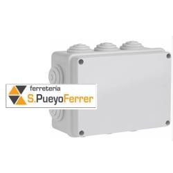 CAJA ESTANCA RECTANGULAR 160X120X80 CON TORNILLOS