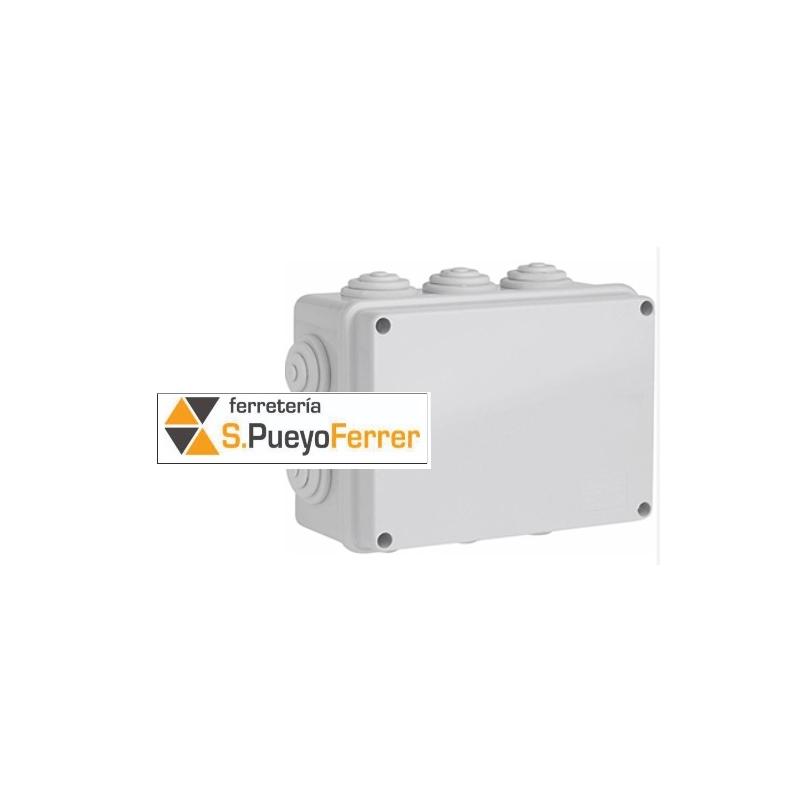 CAJA ESTANCA RECTANGULAR 160X120X80 CON TORNILLOS