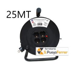 ENROLLACABLES 4TOMAS 25 MTS 3X1,5MM