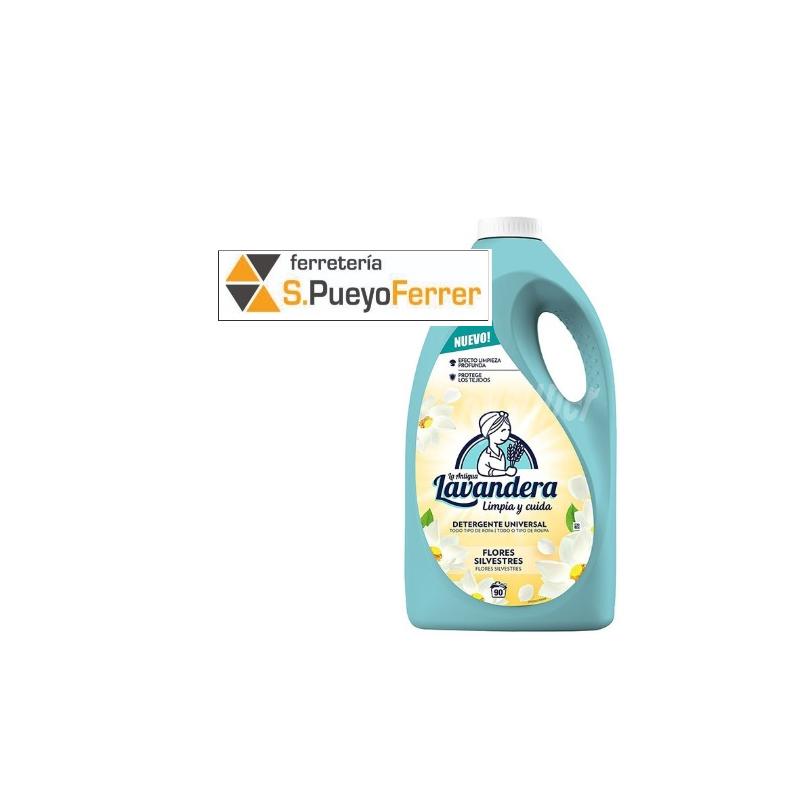 DETERGENTE LAVANDERA FLORES SILVESTRES 90 LAV 4,5L